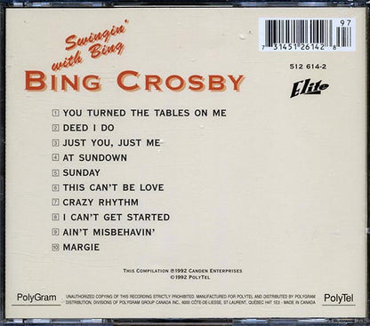 Bing Crosby - Swingin' With Bing (CD)
