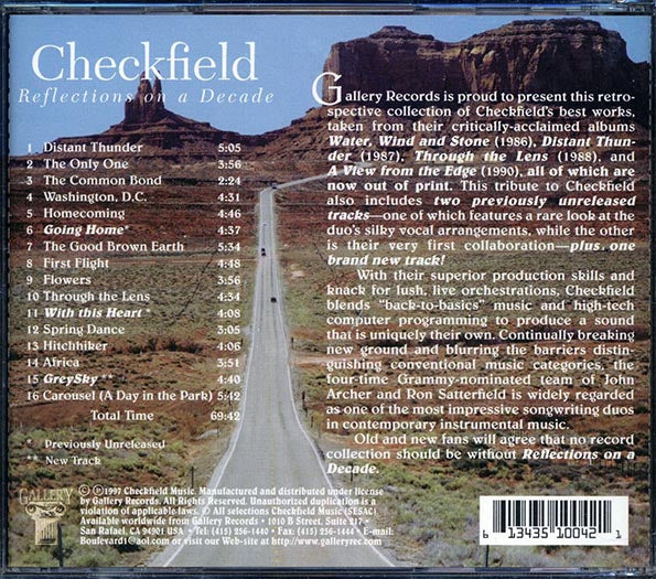 Checkfield - Reflections On A Decade (CD)