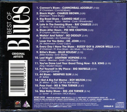 Cannonball Adderley, Charles Brown, Canned Heat, Ray Charles, Etc. - Best Of Blues (CD)