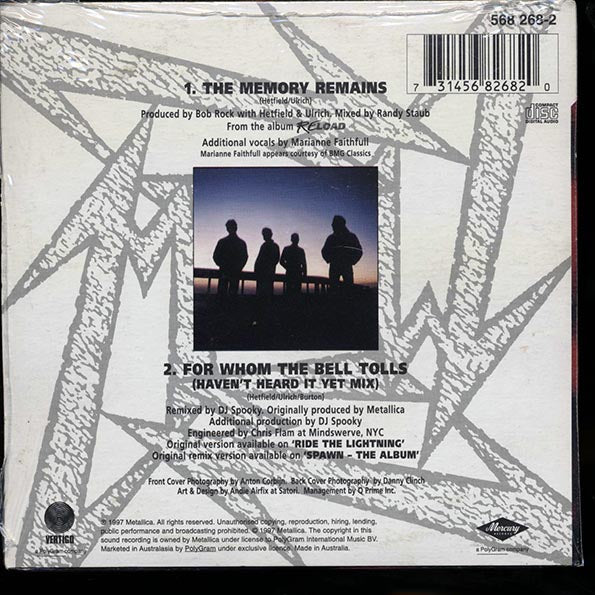 Metallica - The Memory Remains/For Whome The Bell Tolls (CD)