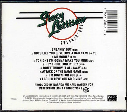 Stacy Lattisaw - Sneakin' Out (CD)