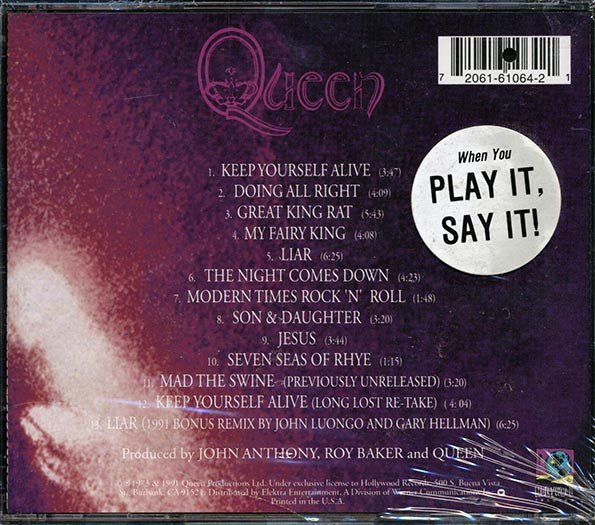 Queen - Queen (CD)