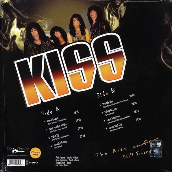 Kiss - The Ritz On Fire Part 2: Still Burning, The Ritz, New York, August 12th 1988 (LP) - PureSound Records
