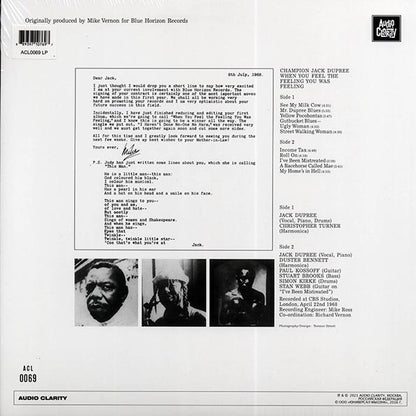 Champion Jack Dupree - When You Feel The Feeling You Was Feeling (LP) - PureSound Records