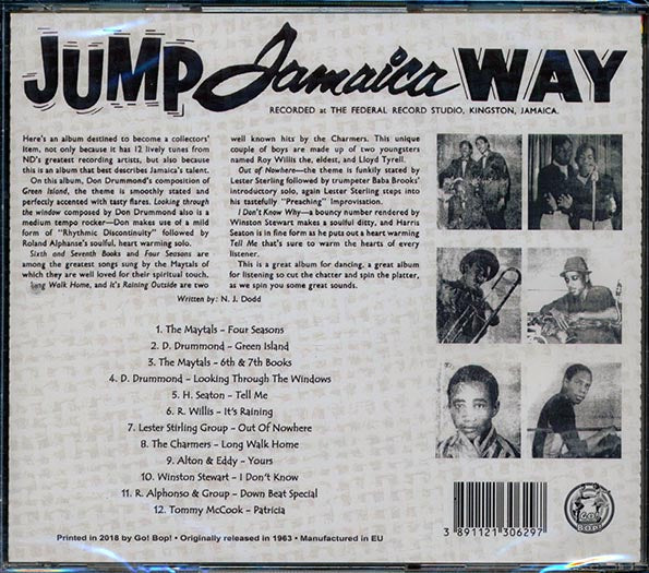 Toots & The Maytals, Don Drummond, Tommy McCook, Roland Alphonso, Etc. - Jump Jamaica Way (CD)
