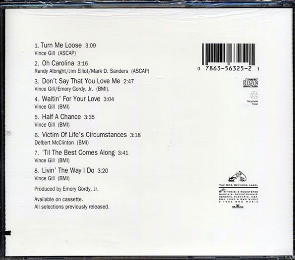 Vince Gill - Turn Me Loose (CD)