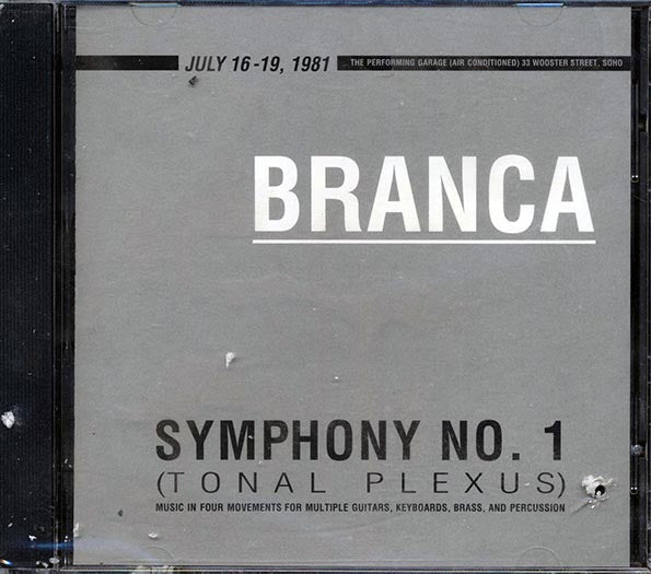 Branca - Symphony No. 1: Tonal Plexus (CD)