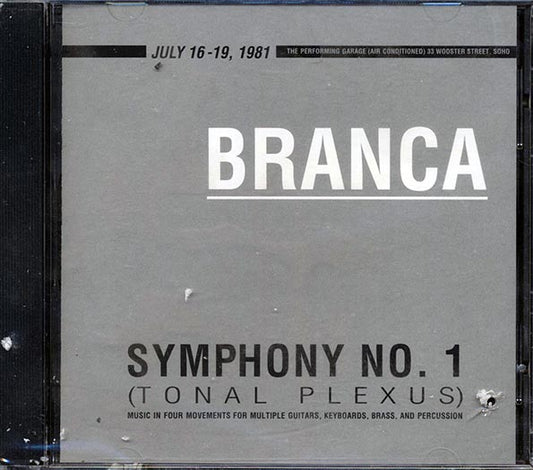 Branca - Symphony No. 1: Tonal Plexus (CD)