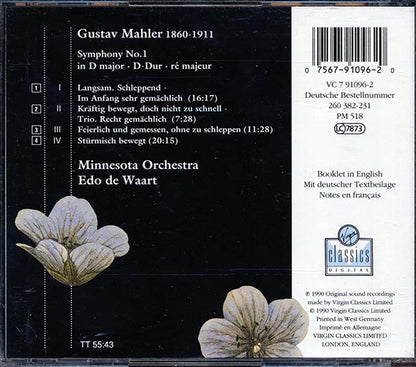 Minnesota Orchestra, Edo De Waart, Mahler - Symphony No. 1 (CD)