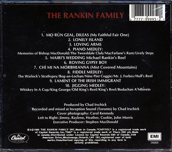 The Rankin Family - The Rankin Family (CD)