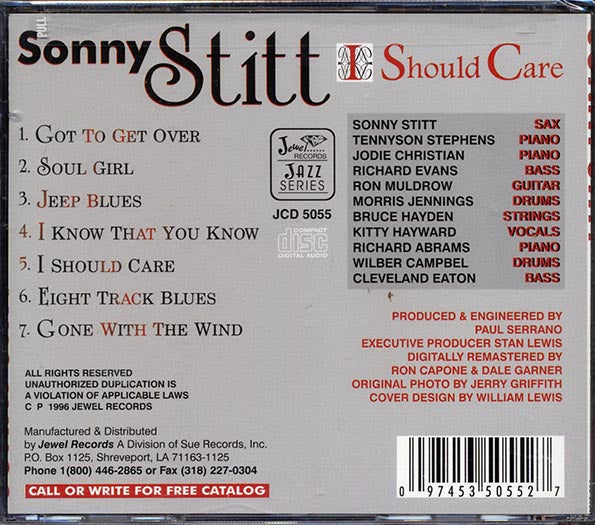 Sonny Stitt - I Should Care (CD)