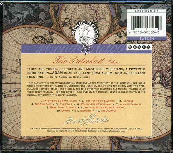Trio Patrekatt - Adam (CD)