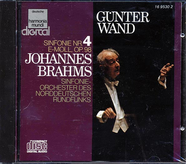 Gunter Wand, Sinfonieorchester Des Norddeutschen Rundfunks, Johannes Brahms - Sinfonie Nr. 4 E-Moll, Opus 98 (CD)