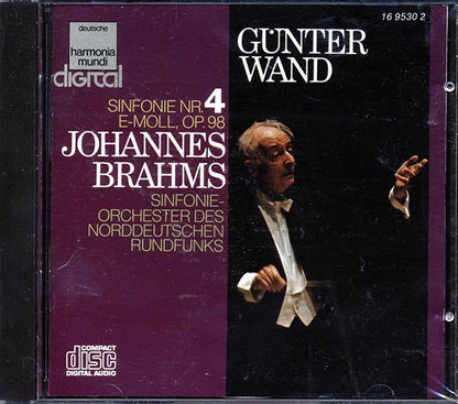 Gunter Wand, Sinfonieorchester Des Norddeutschen Rundfunks, Johannes Brahms - Sinfonie Nr. 4 E-Moll, Opus 98 (CD)