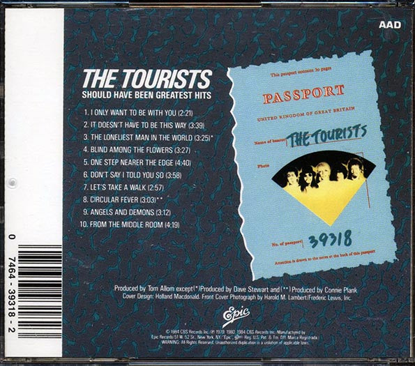 The Tourists - Should Have Been Greatest Hits (CD)