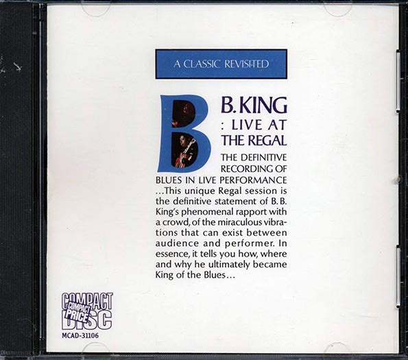 BB King - Live At The Regal (CD)