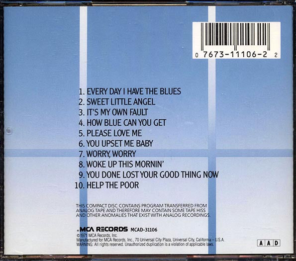 BB King - Live At The Regal (CD)