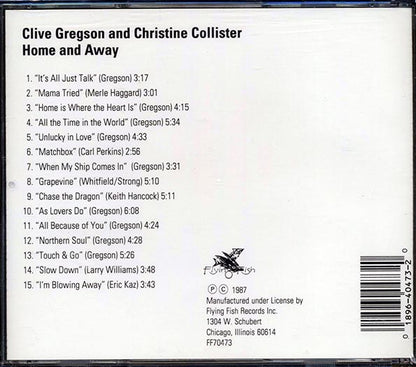 Clive Gregson, Christine Collister - Home And Away (CD)