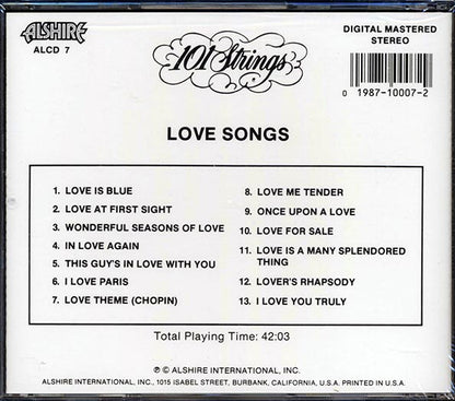 101 Strings - Love Songs (CD)