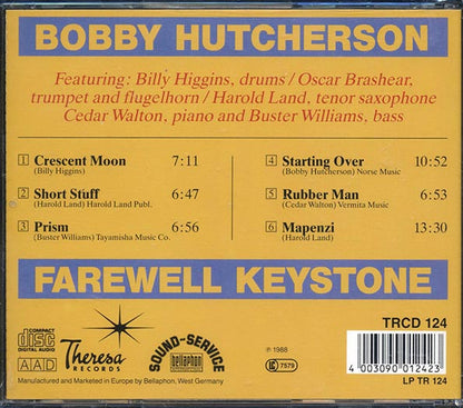 Bobby Hutcherson - Farewell Keystone (CD)