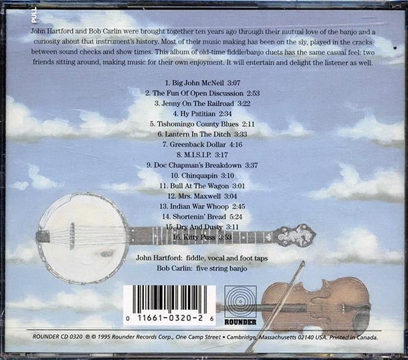 Bob Carlin, John Hartford - The Fun Of Open Discussion (CD)