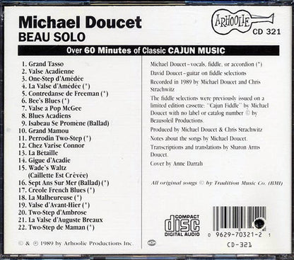Michael Doucet - Beau Solo (CD)