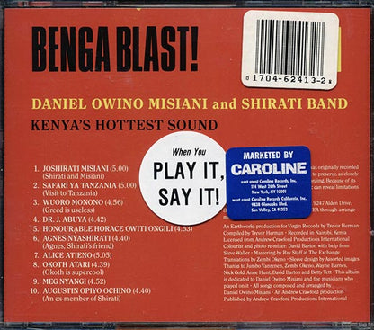 Daniel Owino Misiani, Shirati Band - Benga Blast (CD)