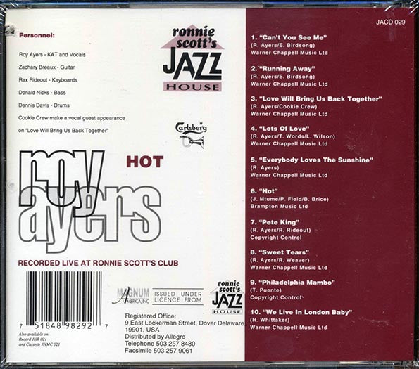 Roy Ayers - Hot (CD)