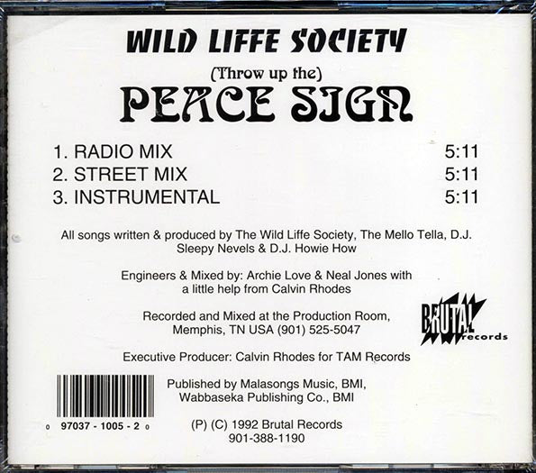 Wild Liffe Society - Throw Up The Peace Sign (CD)