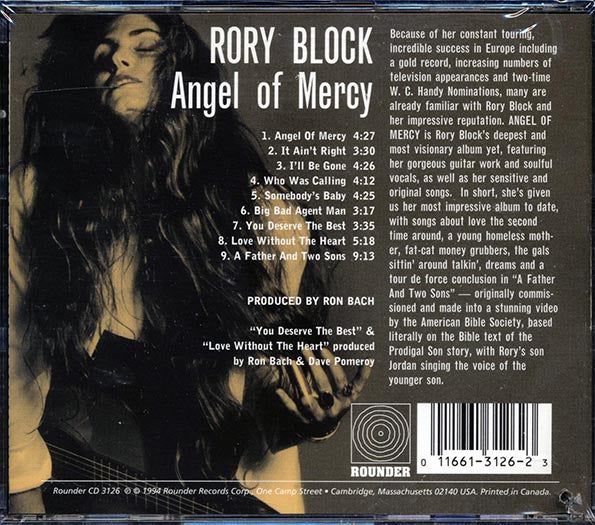 Rory Block - Angel Of Mercy (CD)