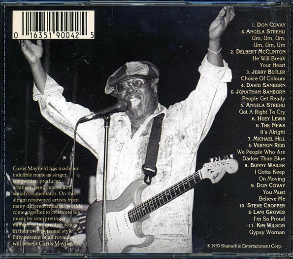 Huey Lewis & The News, Delbert McClinton, Jerry Butler, Angela Strehli, Etc. - People Get Ready: A Tribute To Curtis Mayfield (CD)