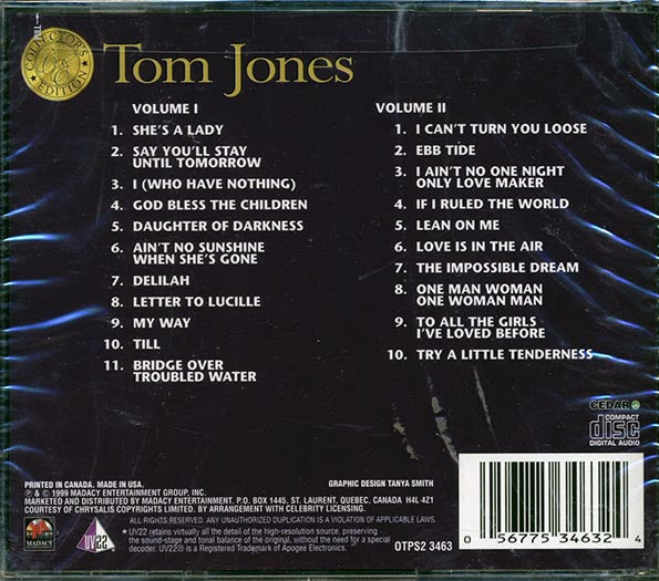 Tom Jones - Tom Jones: Collectors Edition (CD)