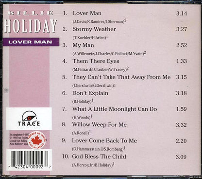 Billie Holiday - The World Of Billie Holiday: Lover Man (CD)