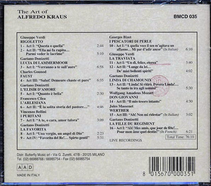 Alfredo Kraus - The Art Of Alfredo Kraus (CD)