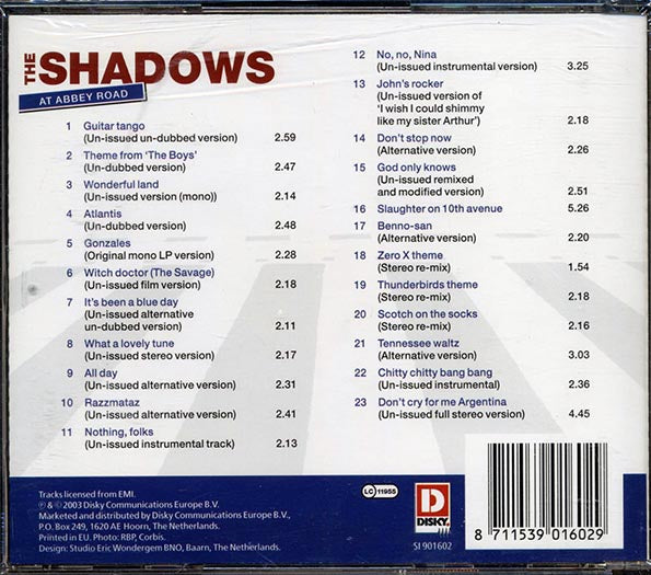 The Shadows - At Abbey Road (CD)