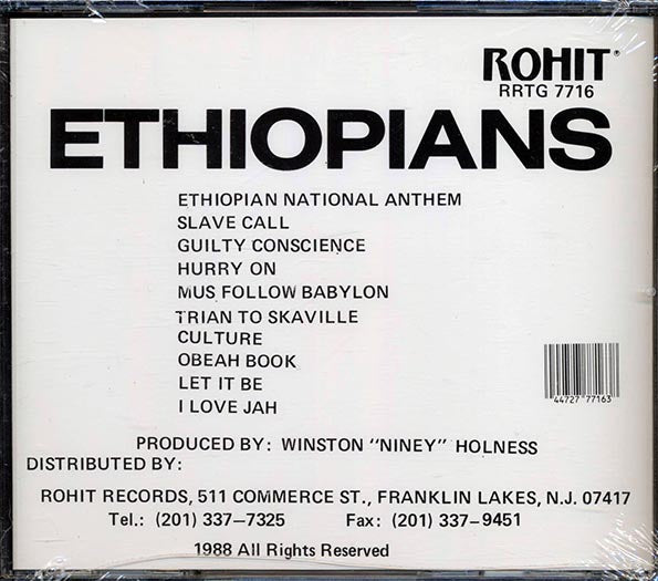 The Ethiopians - Slave Call (CD)