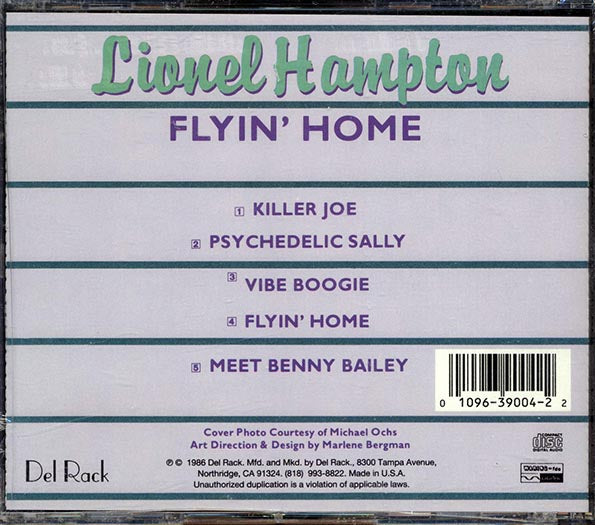 Lionel Hampton - Flyin' Home (CD)