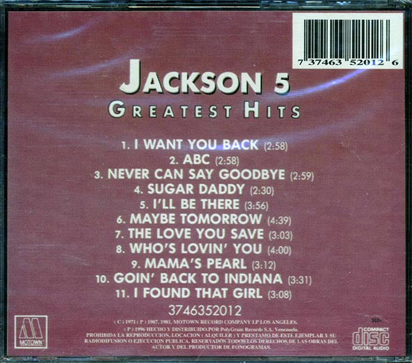 Jackson 5 - Greatest Hits (CD)