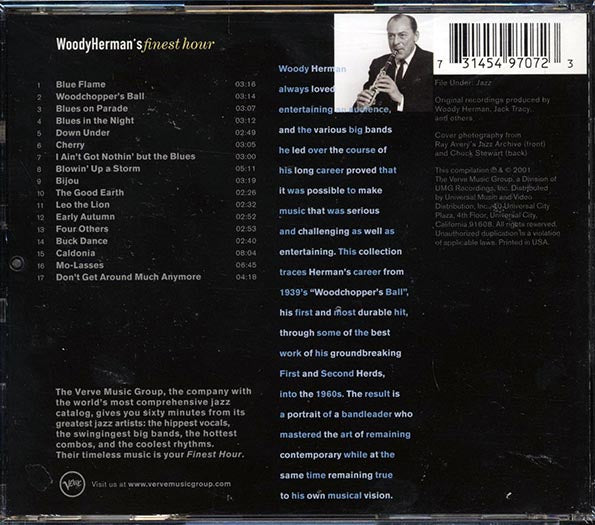 Woody Herman - Woody Herman's Finest Hour (CD)