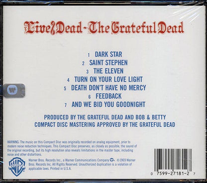 Grateful Dead - Live/Dead (CD)