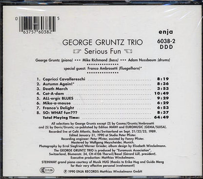 George Gruntz Trio - Serious Fun (CD)