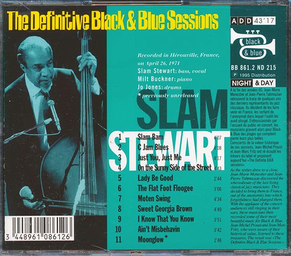 Slam Stewart - Slam Bam (CD)