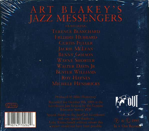Art Blakey's Jazz Messengers - Live In Leverkusen: The Art Of Jazz (incl. large booklet) (CD)