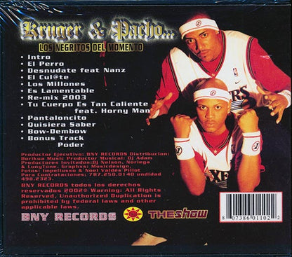 Kruger & Pacho - Los Negritos Del Momento (CD)