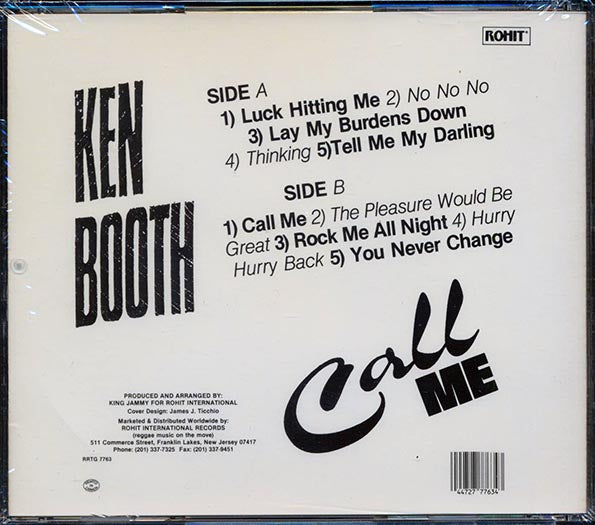 Ken Boothe - Call Me (CD)