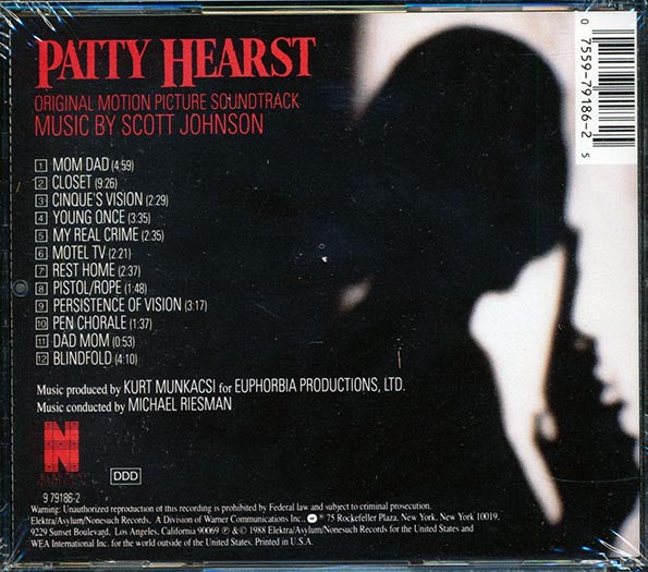 Scott Johnson - Patty Hearst Original Motion Picture Soundtrack (CD)