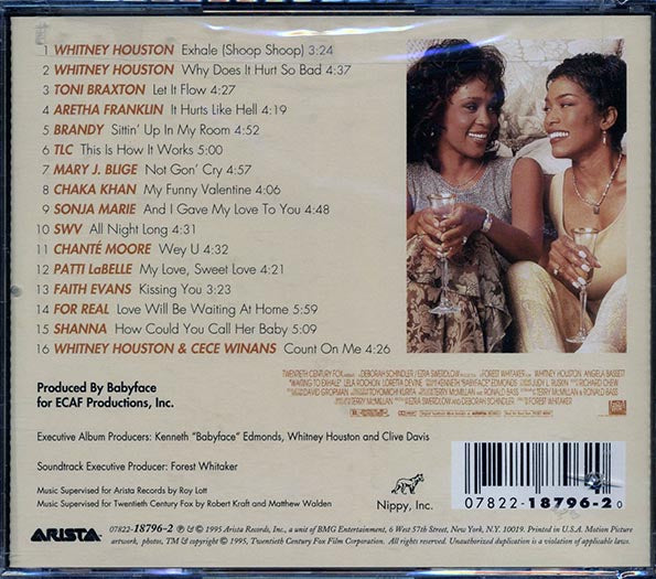 Whitney Houston, Toni Braxton, Aretha Franklin, Etc. - Waiting To Exhale: Original Soundtrack Album (CD)
