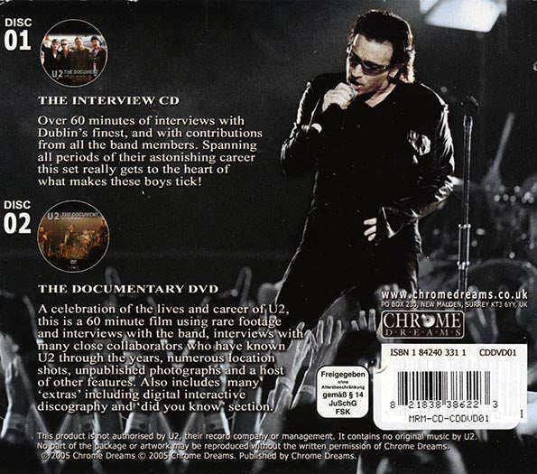 U2 - The Document Interview CD And DVD Documentary (CD)