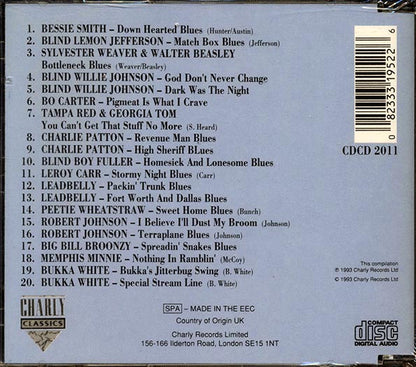 Bessie Smith, Blind Lemon Jefferson, Blind Willie Johnson, Etc. - The Birth Of The Blues (CD)