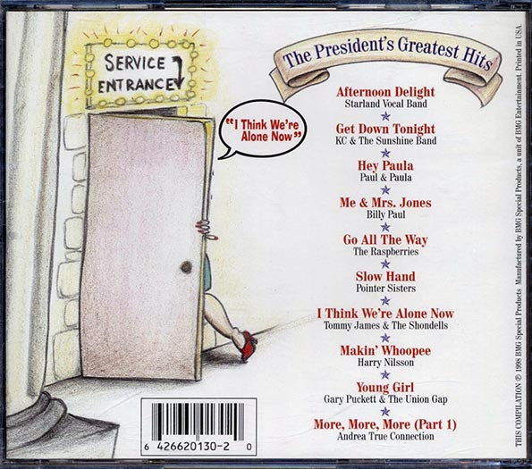 KC & The Sunshine Band, The Pointer Sisters, The Raspberries, Etc. - The President's Greatest Hits (CD)